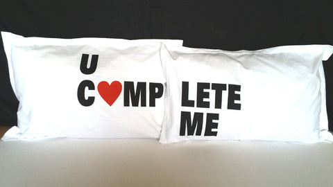 His N Her Pillow Covers (Set of 2) - UCompleteMe