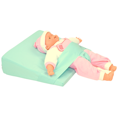 Comfeed By Nina Baby Reflux Wedge Pillow With  Adjustable Safety Belt - Mint Green