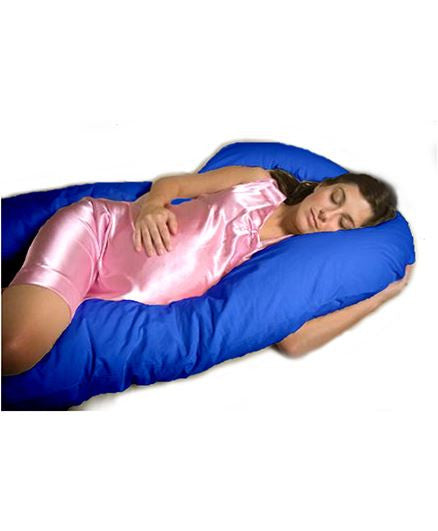 Comfeed Pillows By Nina U Pregnancy Pillow - Blue