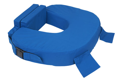 Comfeed By Nina Large Or Twins Feeding Pillow With Back Support & Silent Release Buckle - Royal Blue