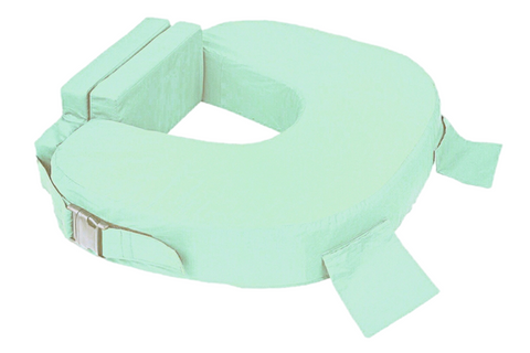 Comfeed By Nina Large Or Twins Feeding Pillow With Back Support & Silent Release Buckle - Mint Green