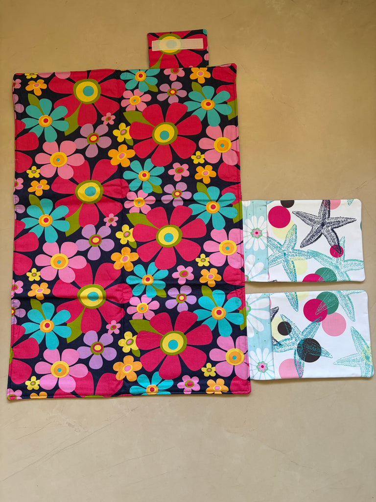 My Stork Story Diaper Clutch and Changing Mat set